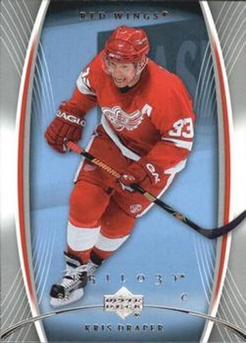 #36 Kris Draper - Detroit Red Wings - 2007-08 Upper Deck Trilogy Hockey