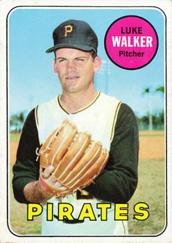 #36 Luke Walker - Pittsburgh Pirates - 1969 Topps Baseball