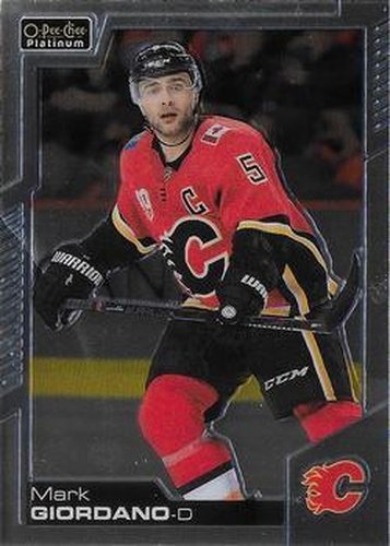 #36 Mark Giordano - Calgary Flames - 2020-21 O-Pee-Chee Platinum Hockey