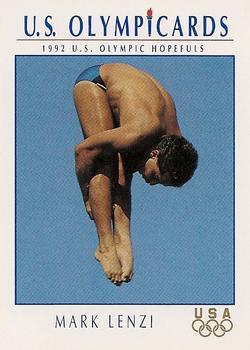 #36 Mark Lenzi - USA - 1992 Impel U.S. Olympic Hopefuls