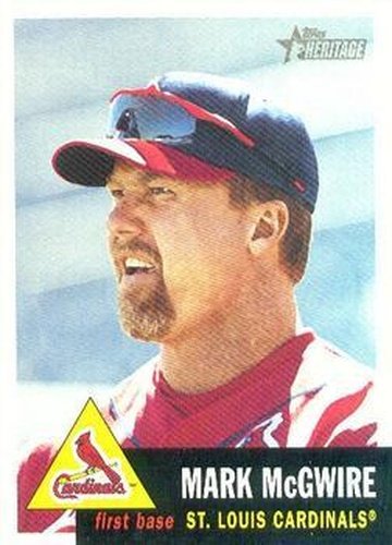 #36 Mark McGwire - St. Louis Cardinals - 2002 Topps Heritage Baseball