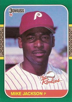 #36 - Mike Jackson - Philadelphia Phillies - 1987 Donruss The Rookies Baseball