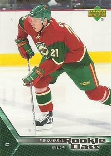 #36 Mikko Koivu - Minnesota Wild - 2005-06 Upper Deck Rookie Class Box Set Hockey