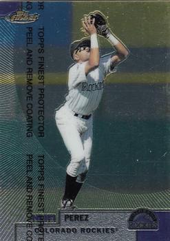#36 Neifi Perez - Colorado Rockies - 1999 Finest Baseball