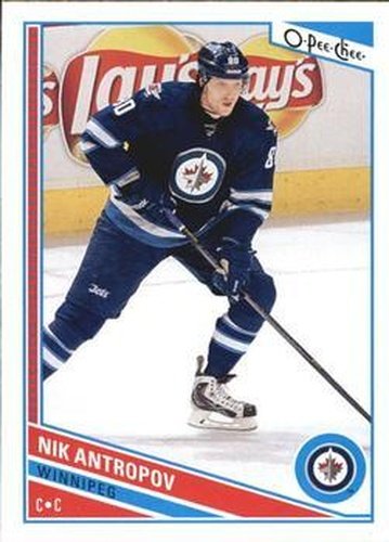 #36 Nik Antropov - Winnipeg Jets - 2013-14 O-Pee-Chee Hockey