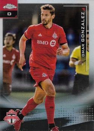 #36 Omar Gonzalez - Toronto FC - 2021 Topps Chrome MLS Soccer