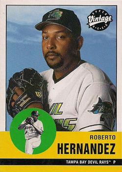 #36 Roberto Hernandez - Tampa Bay Devil Rays - 2001 Upper Deck Vintage Baseball