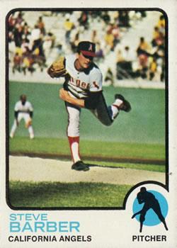 #36 Steve Barber - California Angels - 1973 Topps Baseball