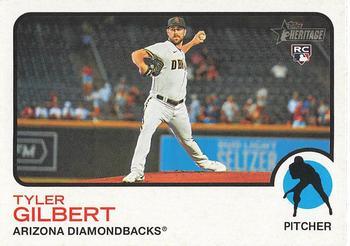 #36 Tyler Gilbert - Arizona Diamondbacks - 2022 Topps Heritage Baseball