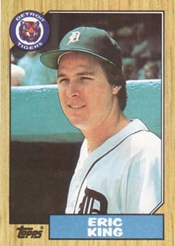 #36 Eric King - Detroit Tigers - 1987 Topps Baseball