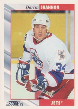 #36 Darrin Shannon - Winnipeg Jets - 1992-93 Score USA Hockey