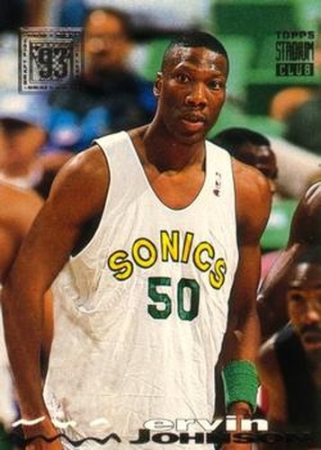 #36 Ervin Johnson - Seattle SuperSonics - 1993-94 Stadium Club Basketball