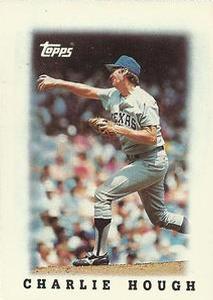#36 Charlie Hough - Texas Rangers - 1988 Topps Major League Leaders Minis Baseball