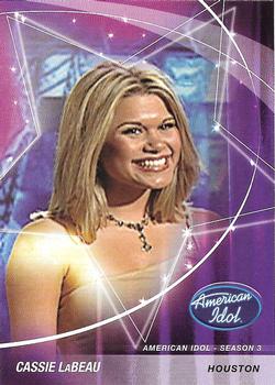 #36 Cassie LaBeau - Houston - 2004 Fleer American Idol Season 3