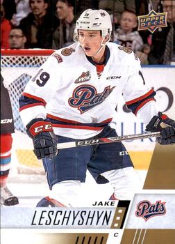 #36 Jake Leschyshyn - Regina Pats - 2017-18 Upper Deck CHL Hockey