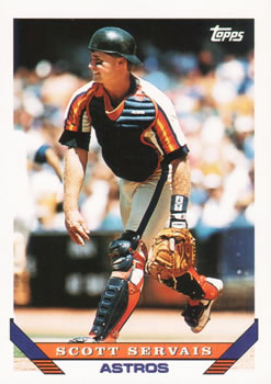 #36 Scott Servais - Houston Astros - 1993 Topps Baseball