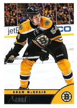 #36 Adam McQuaid - Boston Bruins - 2013-14 Score Hockey