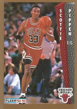 #36 Scottie Pippen - Chicago Bulls - 1992-93 Fleer Basketball