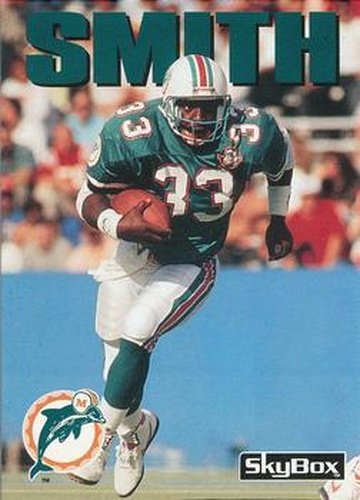 #36 Sammie Smith - Miami Dolphins - 1992 SkyBox Impact Football