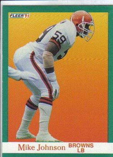 #36 Mike Johnson - Cleveland Browns - 1991 Fleer Football