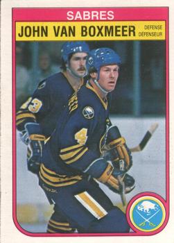 #36 John Van Boxmeer - Buffalo Sabres - 1982-83 O-Pee-Chee Hockey