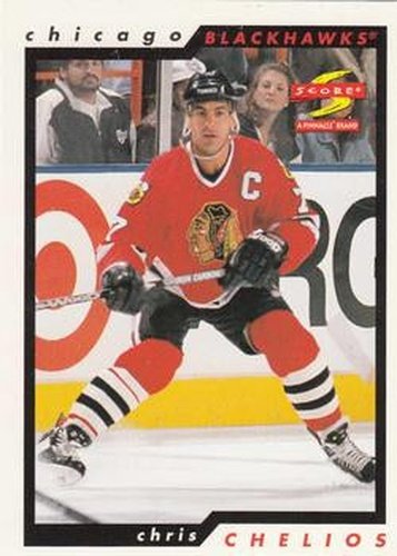 #36 Chris Chelios - Chicago Blackhawks - 1996-97 Score Hockey