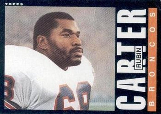 #236 Rubin Carter - Denver Broncos - 1985 Topps Football