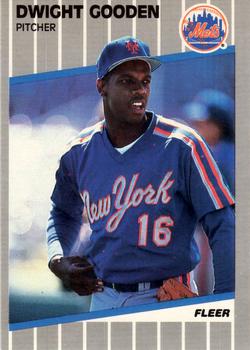 #36 Dwight Gooden - New York Mets - 1989 Fleer Baseball