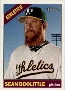 #36a Sean Doolittle - Oakland Athletics - 2015 Topps Heritage Baseball