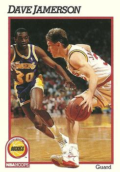 #370 Dave Jamerson - Houston Rockets - 1991-92 Hoops Basketball