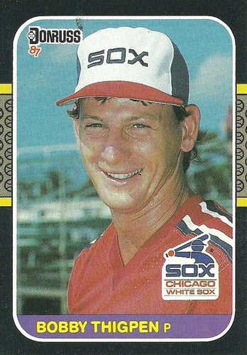 #370 Bobby Thigpen - Chicago White Sox - 1987 Donruss Baseball