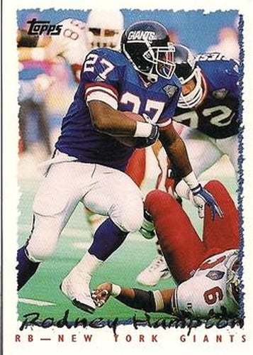 #370 Rodney Hampton - New York Giants - 1995 Topps Football