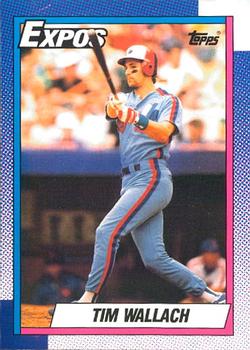 #370 Tim Wallach - Montreal Expos - 1990 O-Pee-Chee Baseball