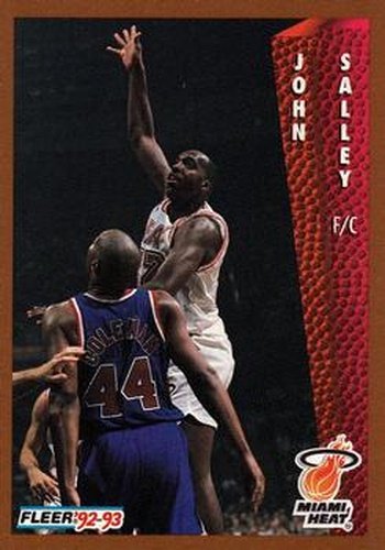 #370 John Salley - Miami Heat - 1992-93 Fleer Basketball