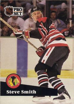 #370 Steve Smith - 1991-92 Pro Set Hockey