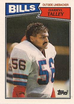#370 Darryl Talley - Buffalo Bills - 1987 Topps Football
