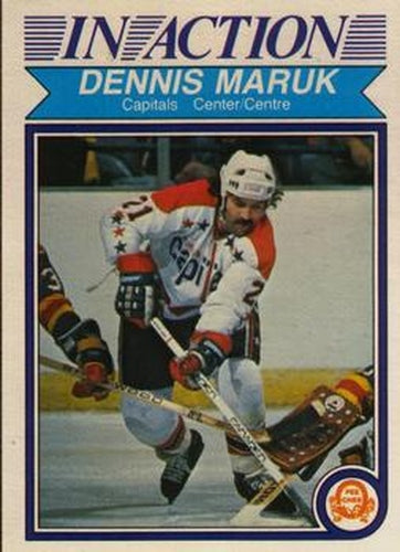 #370 Dennis Maruk - Washington Capitals - 1982-83 O-Pee-Chee Hockey