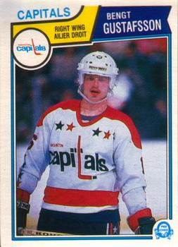 #370 Bengt Gustafsson - Washington Capitals - 1983-84 O-Pee-Chee Hockey