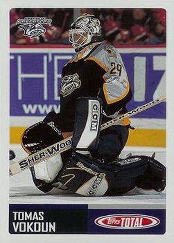 #370 Tomas Vokoun - Nashville Predators - 2002-03 Topps Total Hockey