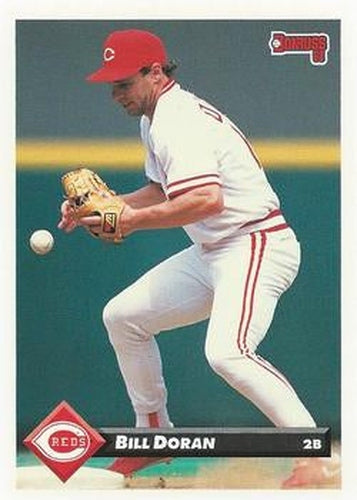 #370 Bill Doran - Cincinnati Reds - 1993 Donruss Baseball