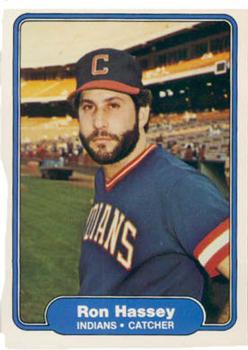 #370 Ron Hassey - Cleveland Indians - 1982 Fleer Baseball
