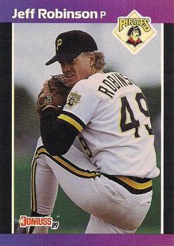 #370 Jeff Robinson - Pittsburgh Pirates - 1989 Donruss Baseball