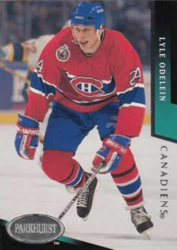 #370 Lyle Odelein - Montreal Canadiens - 1993-94 Parkhurst Hockey