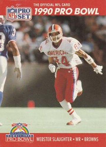 #370 Webster Slaughter - Cleveland Browns - 1990 Pro Set Football