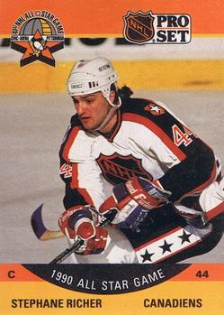 #370 Stephane Richer - Montreal Canadiens - 1990-91 Pro Set Hockey