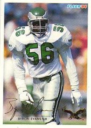 #370 Byron Evans - Philadelphia Eagles - 1994 Fleer Football