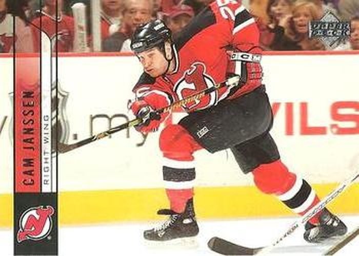 #370 Cam Janssen - New Jersey Devils - 2006-07 Upper Deck Hockey