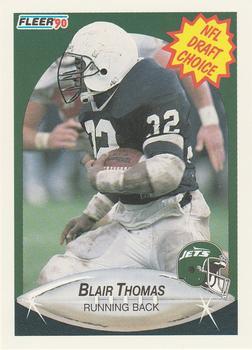 #370 Blair Thomas - New York Jets - 1990 Fleer Football