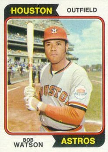 #370 Bob Watson - Houston Astros - 1974 Topps Baseball