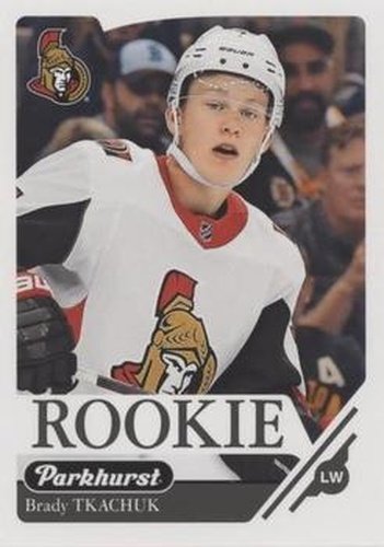 #370 Brady Tkachuk - Ottawa Senators - 2018-19 Parkhurst Hockey